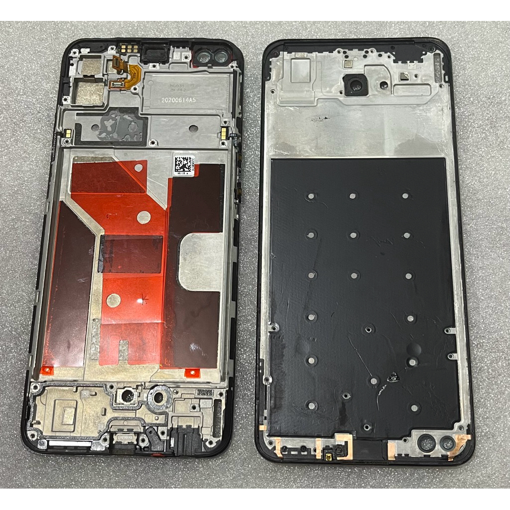 Frame lcd Tulang tengah tatakan lcd oppo Reno 4 original copotan