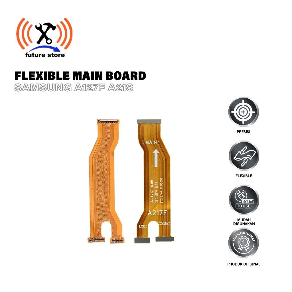FLEXIBLE BOARD UNTUK SAMSUNG A127F A21S - MAIN BOARD - SPAREPART HP