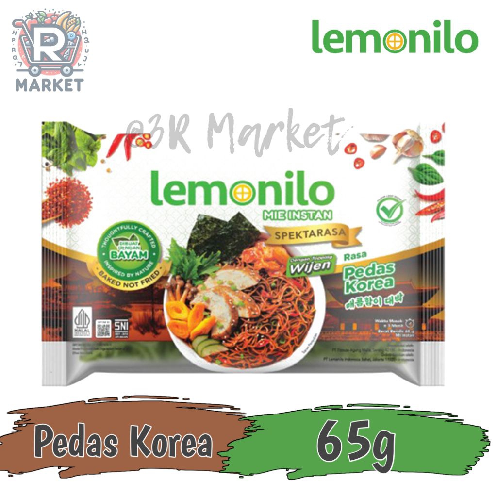 Lemonilo Mie Instan Rasa Pedas Korea / Mie Lemonilo