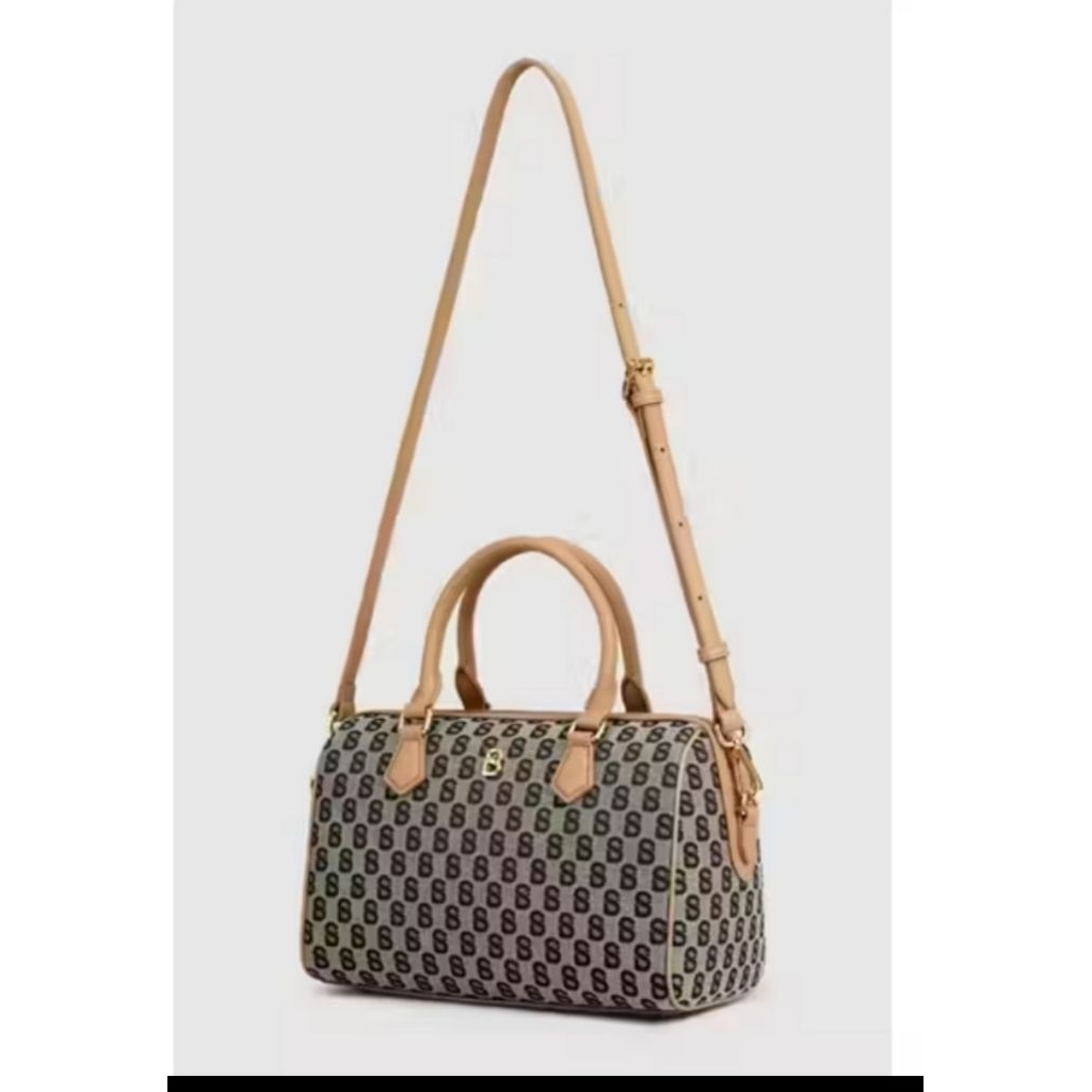 tas monogram buttonscarves new brown