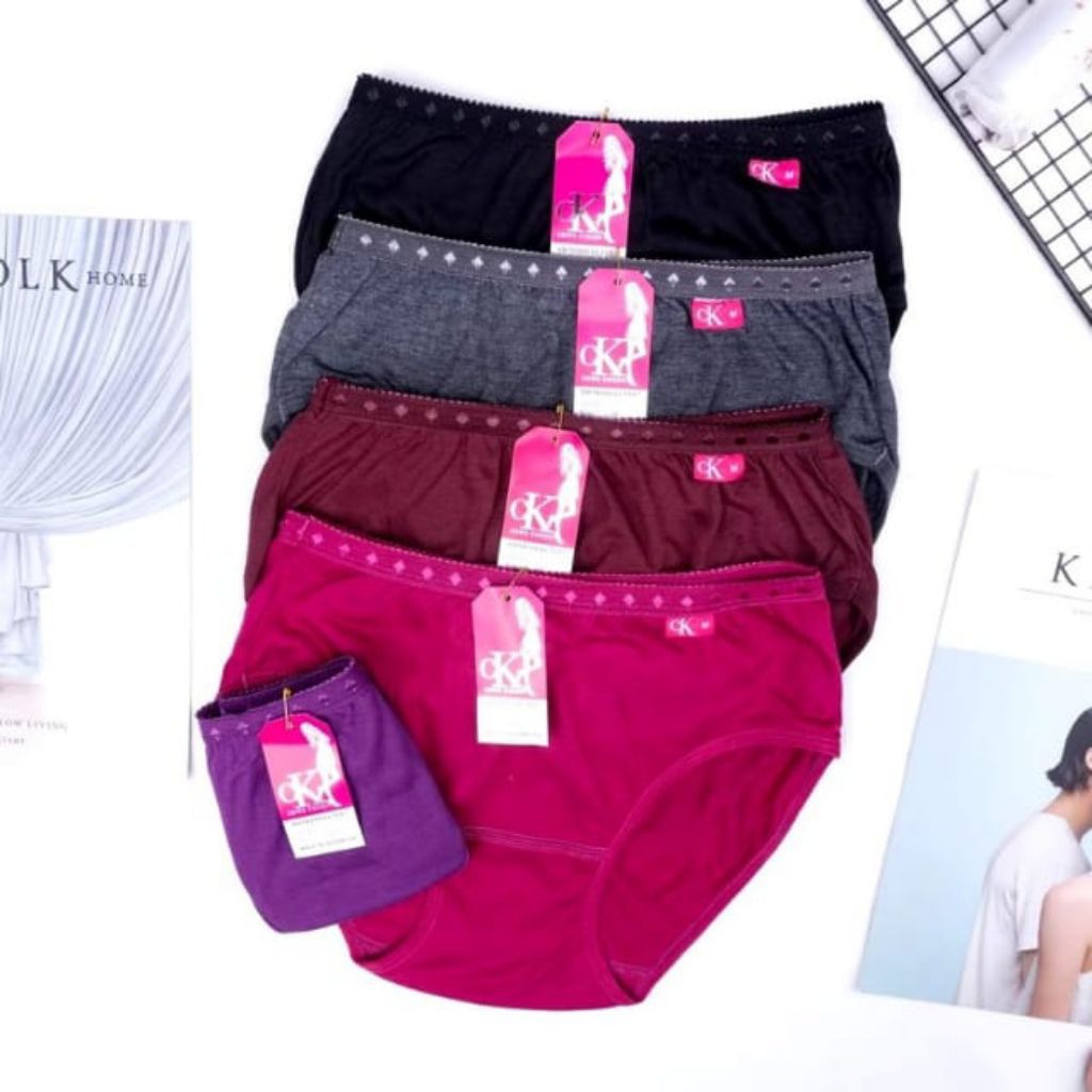(Obral Ramadhan Sale) Celana Dalam CD Wanita CK Murah Dapat 3 Pcs