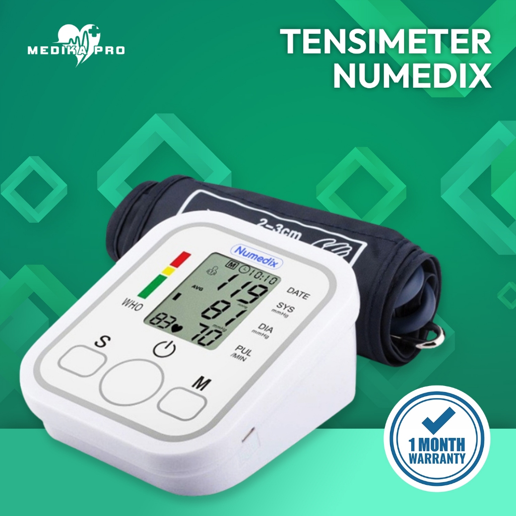TENSIMETER DIGITAL OTOMATIS -Tensimeter Numedix / Alat Cek Tekanan Darah / Alat Tensi Darah / Alat T