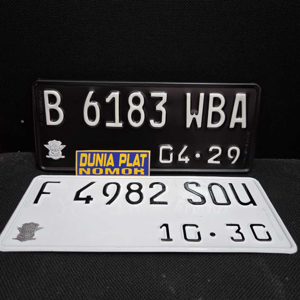 plat nomor motor standar samsat