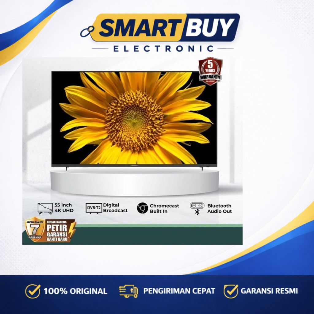 TV SHARP 55 Inch 4K SMART TV 4T-C55EJ2X
