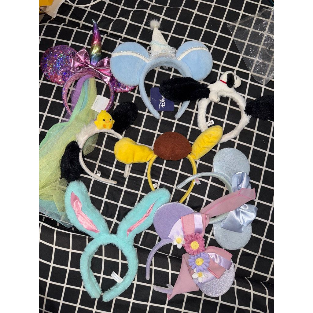 bando original disney mickey mouse sanrio dan snoopy / bando disneyland - sesiliayo