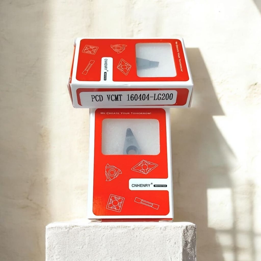 insert bubut kinclong almunium VCMT 1604 CNHENRY mata pisau bubut pcd kinclong vcmt16 vcgw16 radius 