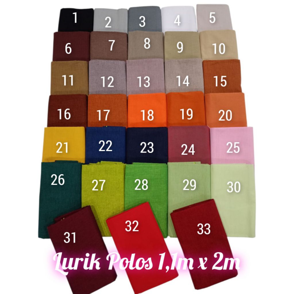 Kain Tenun Lurik Polos