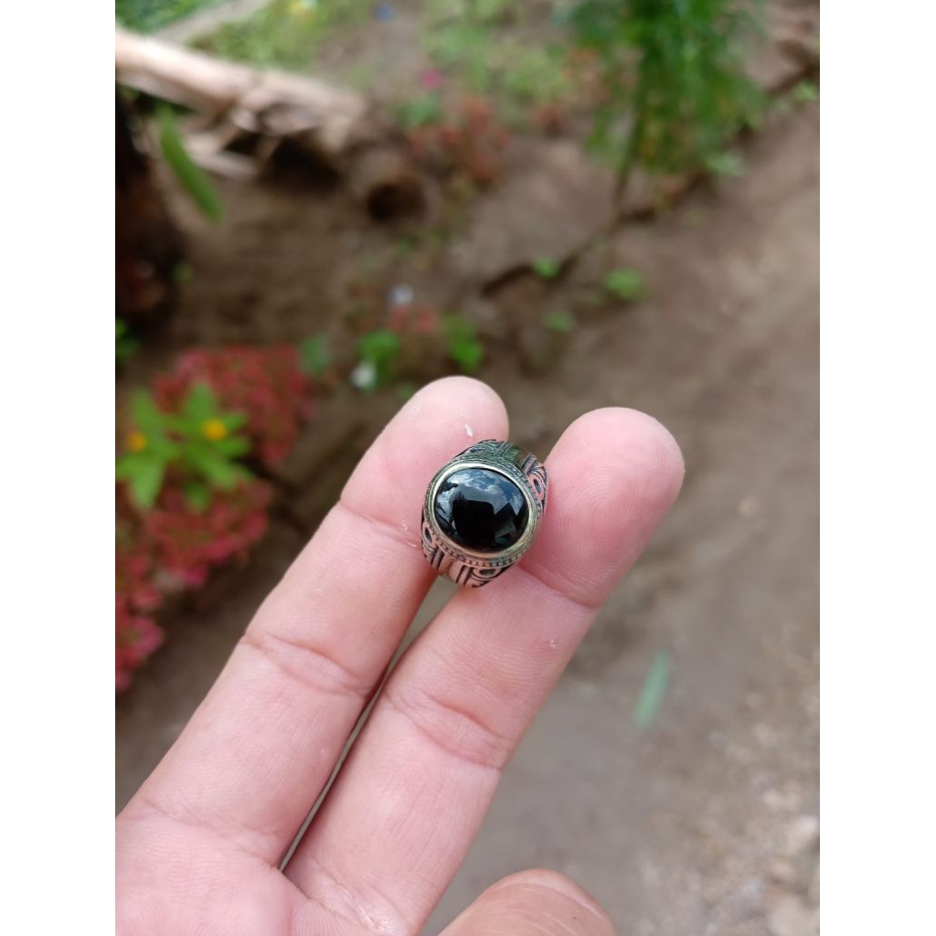 Batu akik yaman wulung Asli ( Real pict)