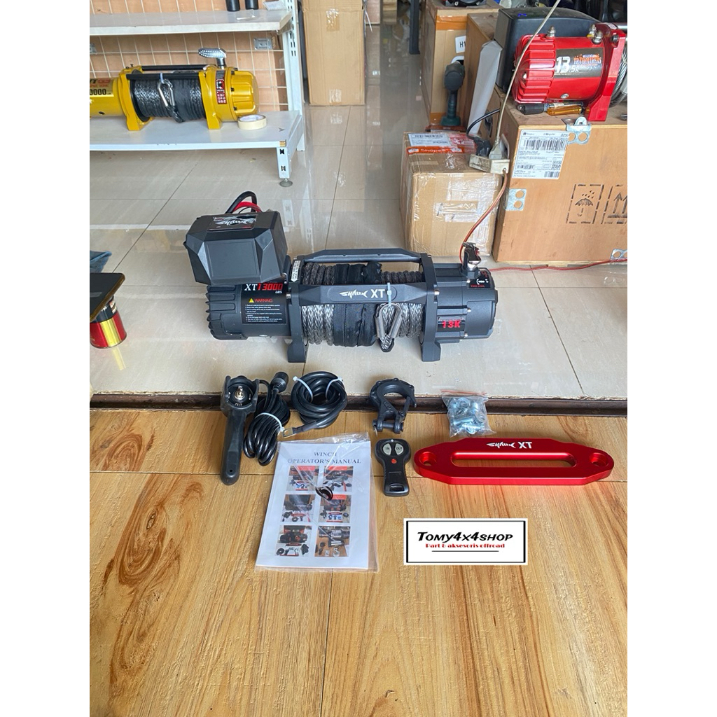 winch shark XT Tali plasma kapasitas 6ton winch offroad jeep