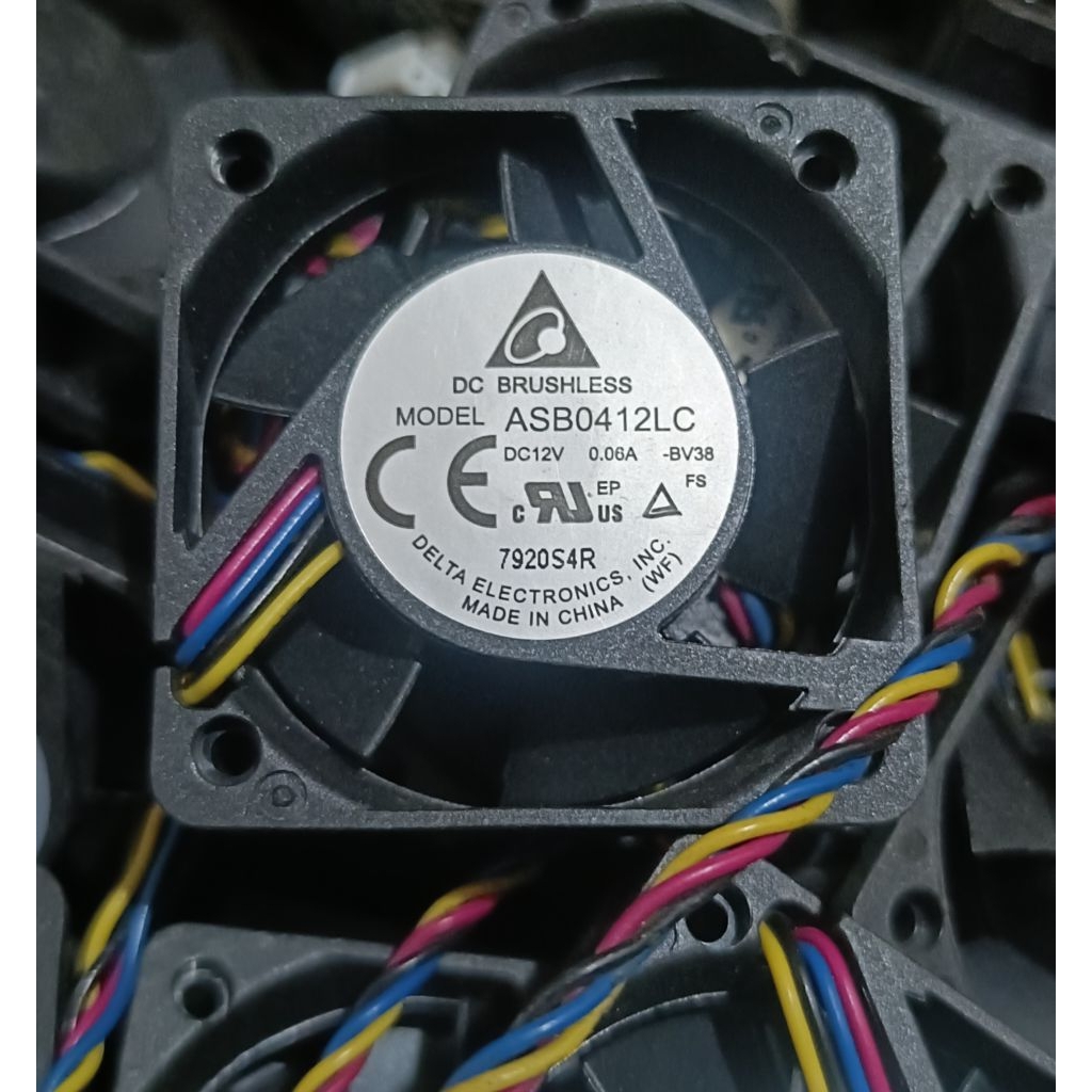 KİPAS FAN DC 4X4 12V 0.06A 4PİN TEBAL 1.2CM MERK DELTA