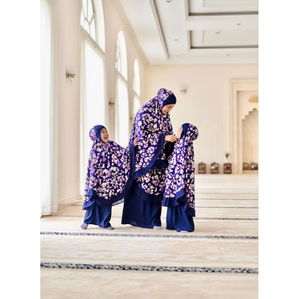 Mukena Rayon Triple Ibu, Anak SD, Anak TK
