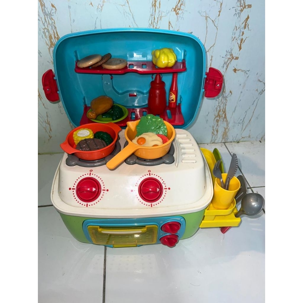 ELC mini sizzling / kompor & BBQ ELC mainan masakan anak