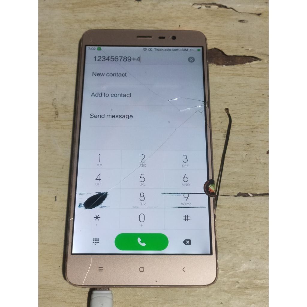 Lcd Redmi Note 3 MTK minus baca deskripsi nempel frame