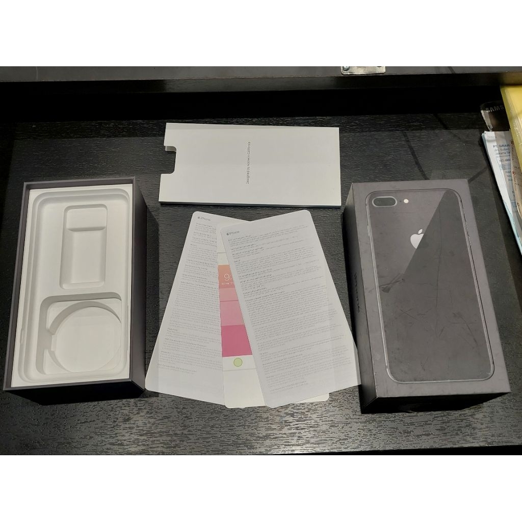 DUS BOX IPHONE 8 PLUS SPACE GRAY ORI COPOTAN IBOX