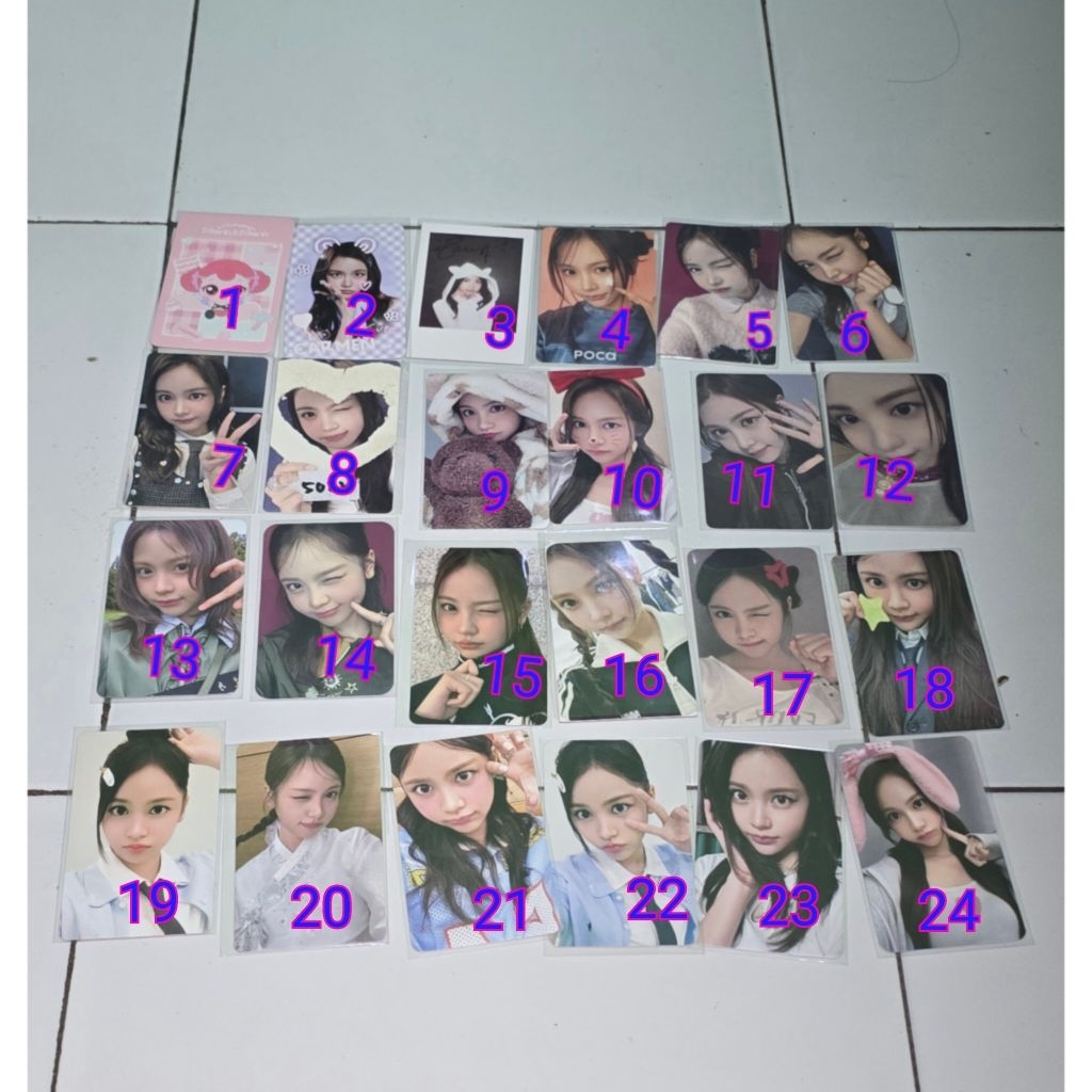 Photocard Carmen  Hearts2hearts Official