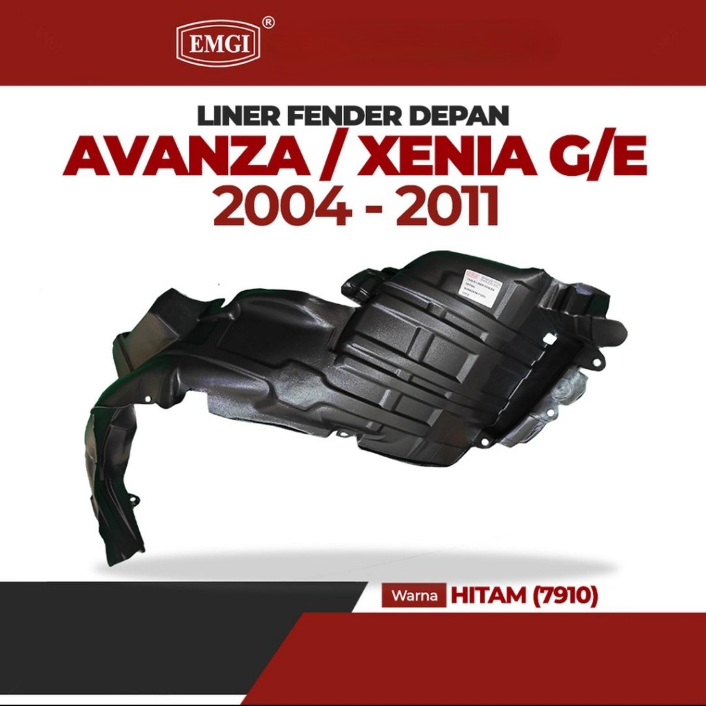 EMGI 7910 LINER FENDER DEPAN/SPAKBOR/SLEBOR FRONT AVANZA OLD/XENIA VVTI LAMA 2004-2011