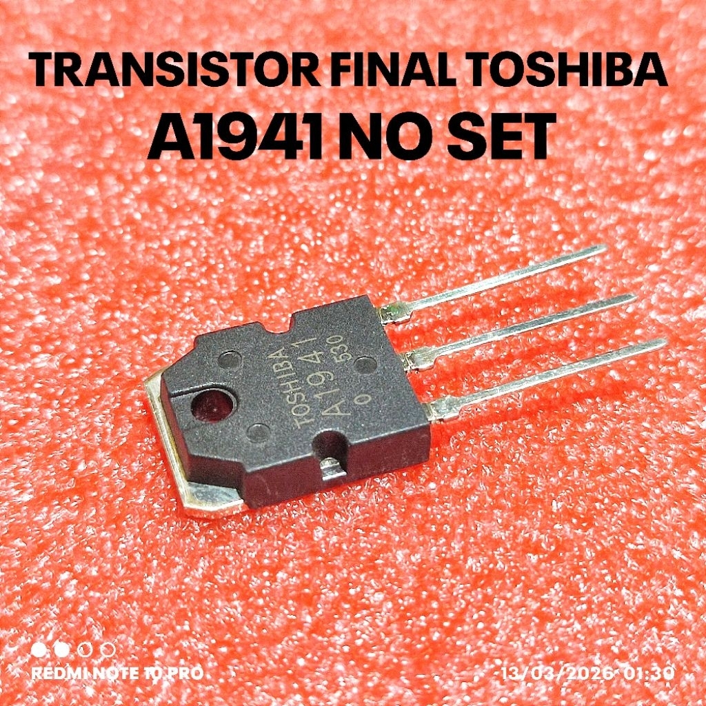 1 BUAH TRANSISTOR TOSHIBA 2SA1941 A1941 A 1941 LASER NO SET