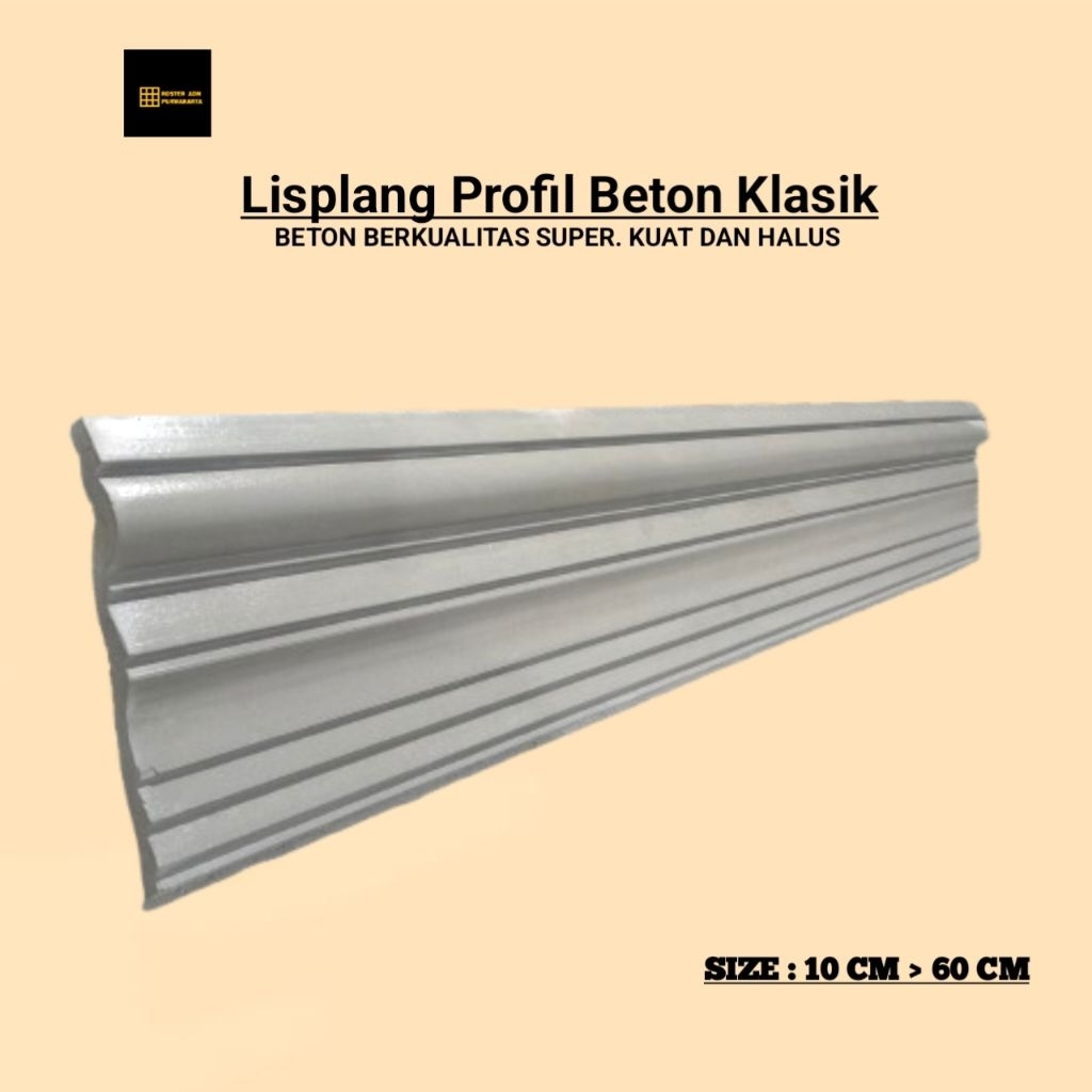 Lisplang Profil Beton List Profil Beton Profil Beton Tempel List Profil Tempel