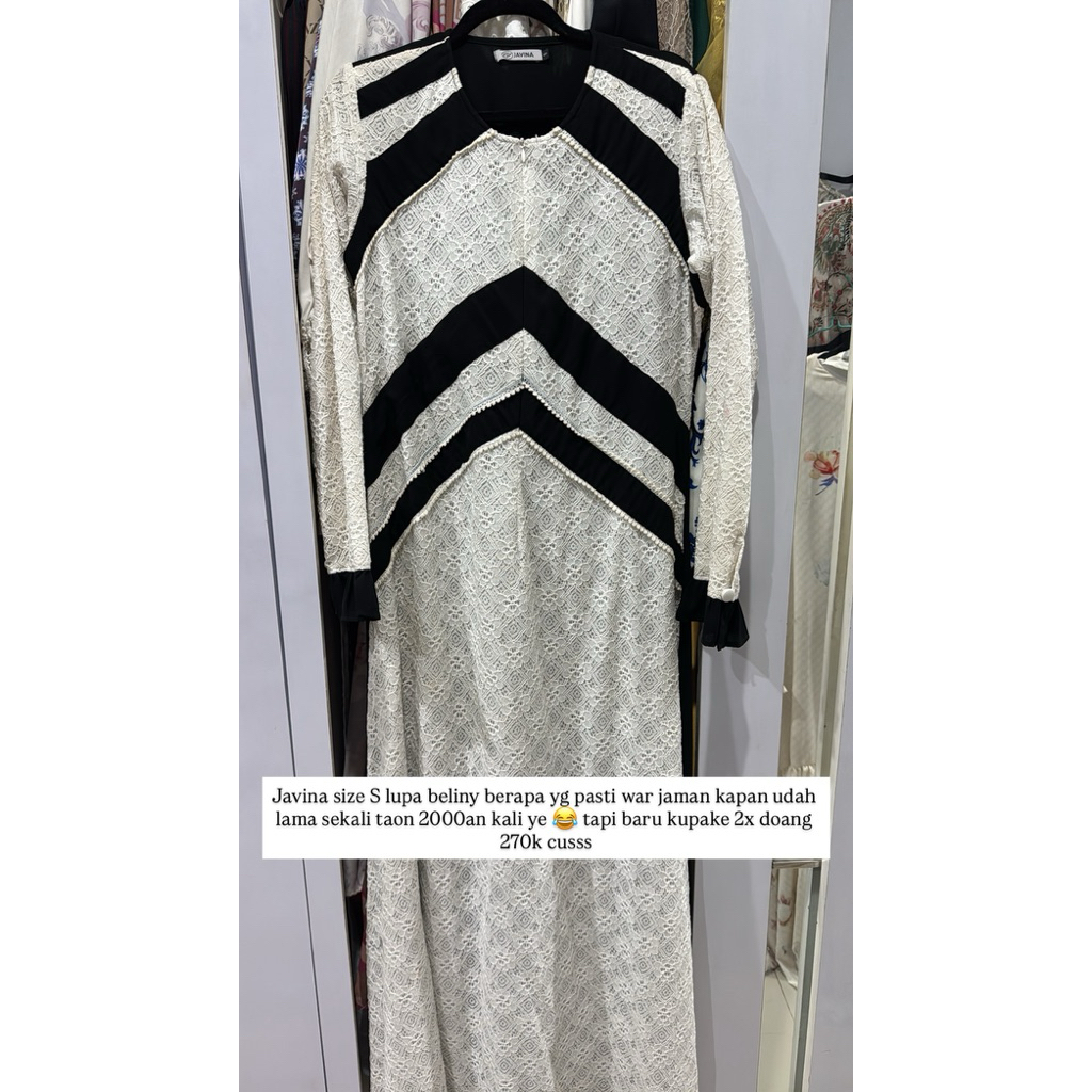 javina brokat dress size S