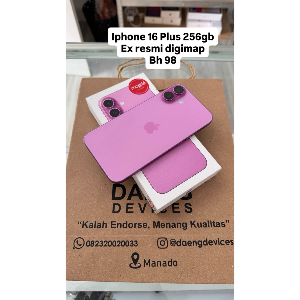 iphone 16 Plus 256gb ex ibox