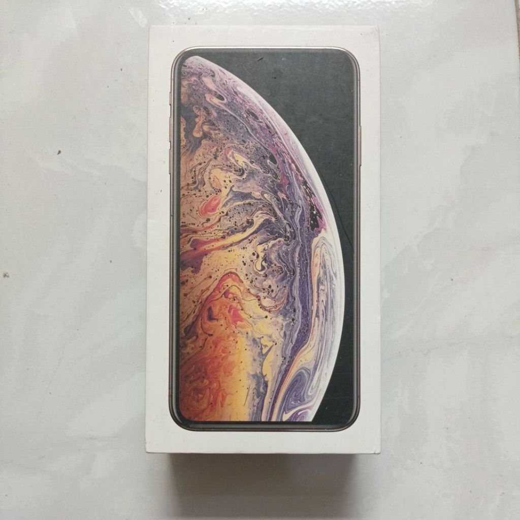box / dus iphone XS max gold 256 gb