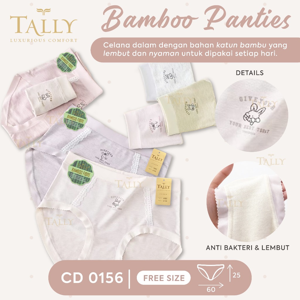 (2 & 3pcs) Cd Wanita Tally 5566 3371 5330 0156 9210 Fit to XL) Bamboo Fiber Polos |k2kc3