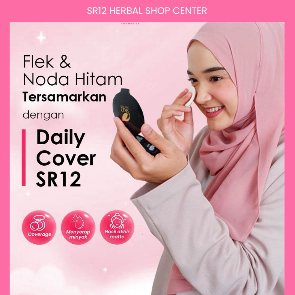 DAILY COVER NATURAL SR12 BEDAK SR12 | BEDAK TAHAN AIR | BEDAK GLOWING BEDAK ANTI LUNTUR |OIL KONTROL