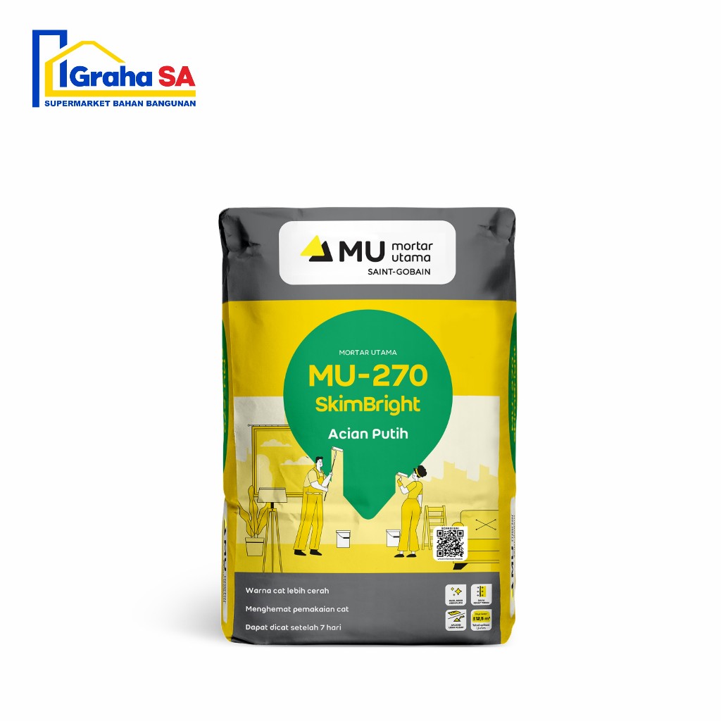 MU 270 ACIAN PUTIH 25 KG MORTAR UTAMA