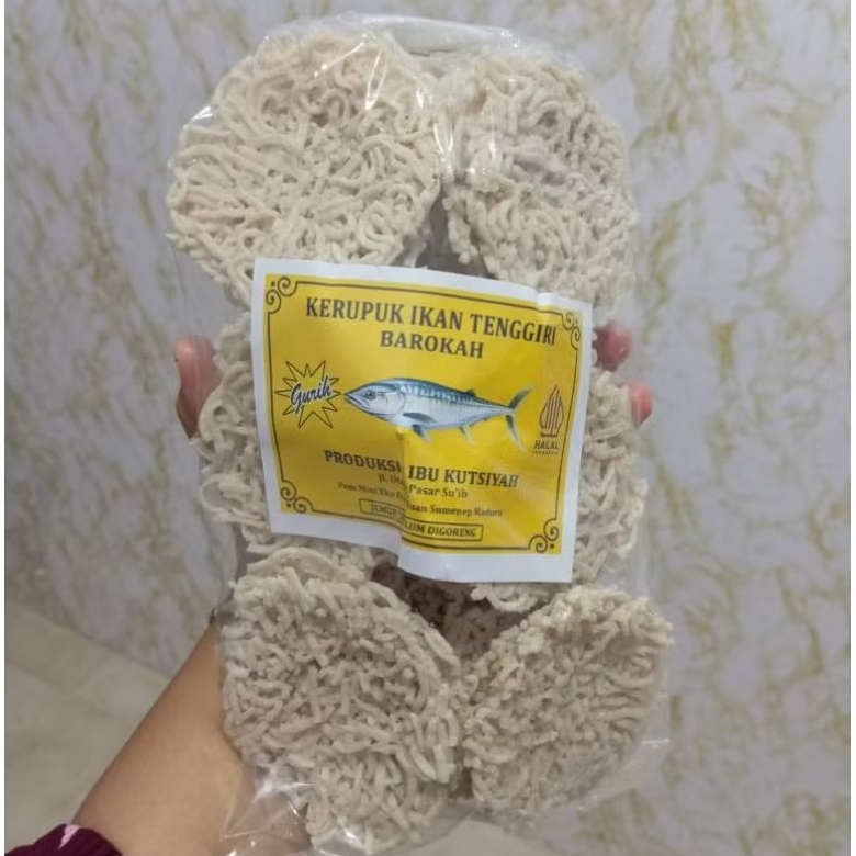 kerupuk ikan tengiri barokah khas sumenep madura