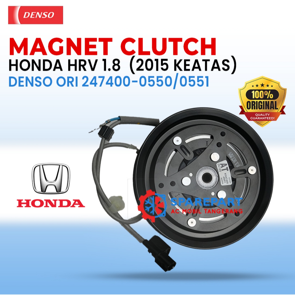 Magnet Clutch  Honda HRV 1.8  (2015 Keatas) 247400-0550/0551 - Denso Original