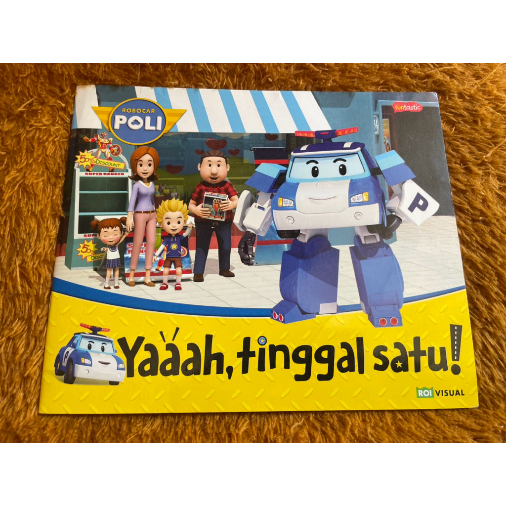 Buku preloved Robocar Poli-Yaaah,Tinggal satu