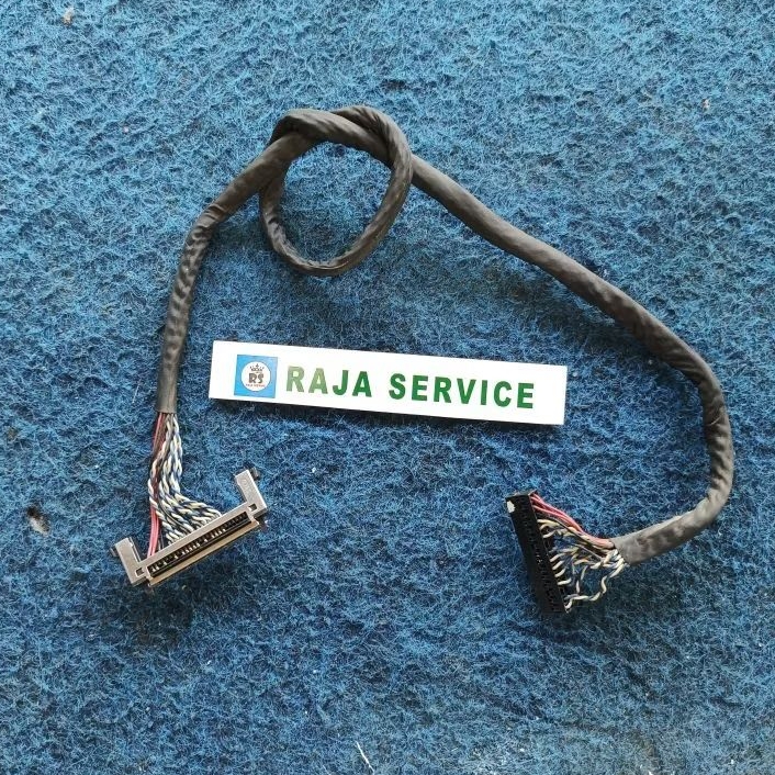 kabel tv polytron PLD 43TS865 lvds flaxible dari tcon ke maimboard
