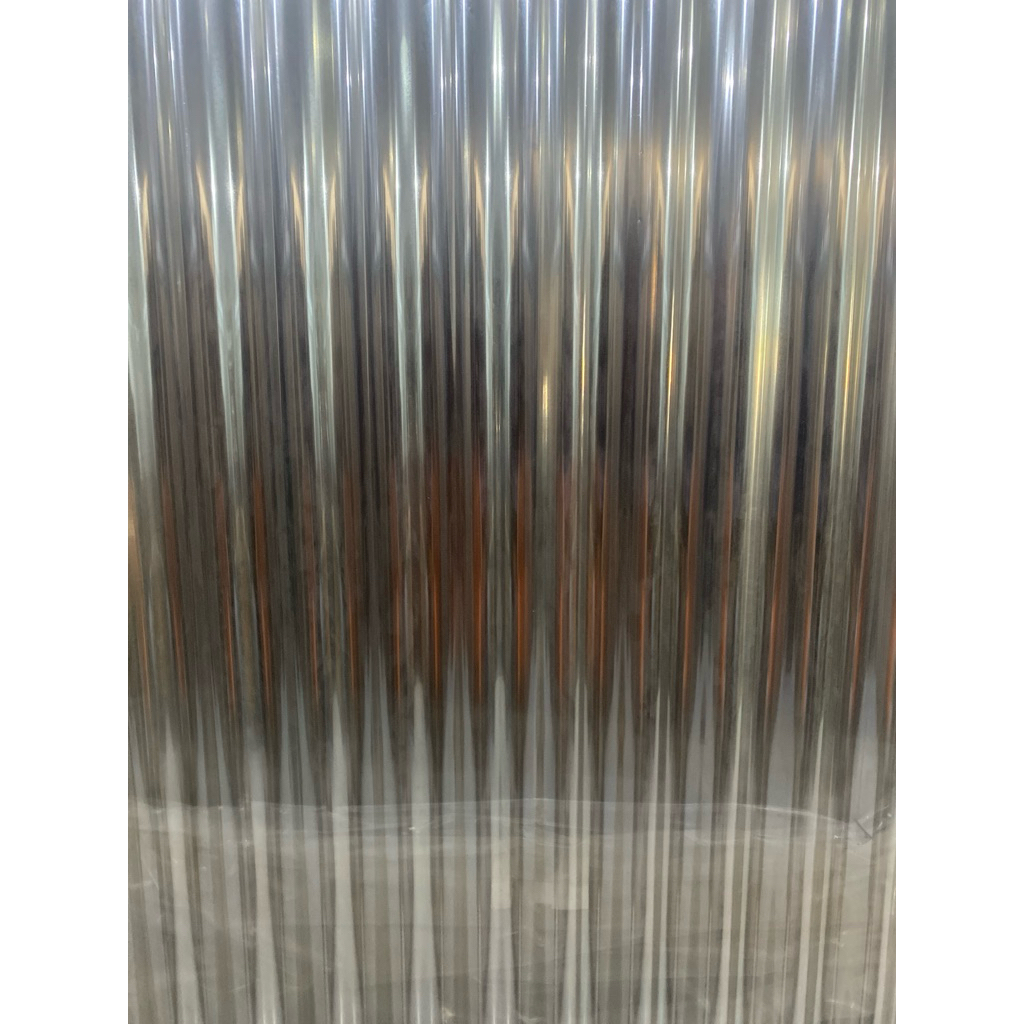 fiber plastik bening