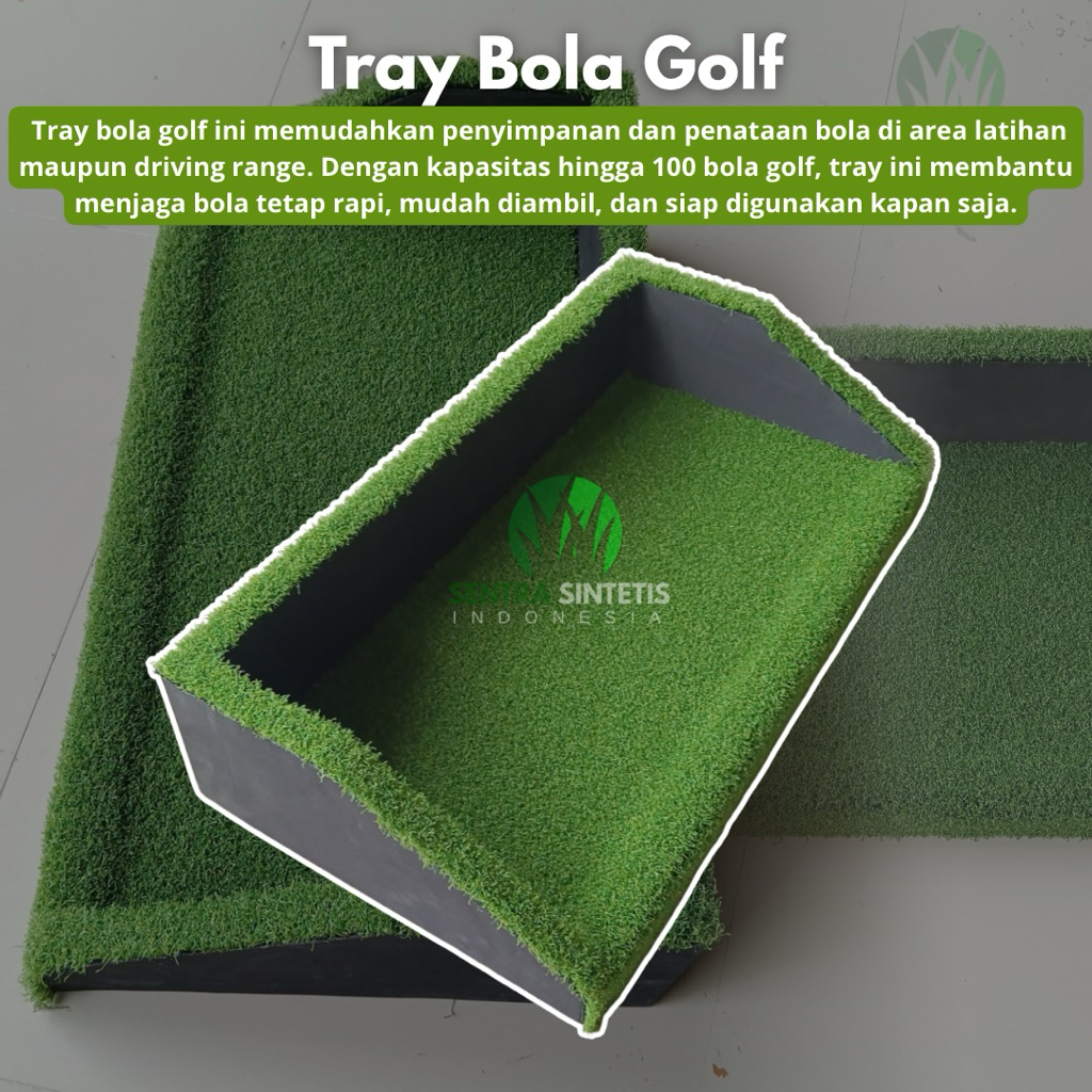 Tray Bola Golf kapasitas 100 Bola Golf / Wadah Bola Golf