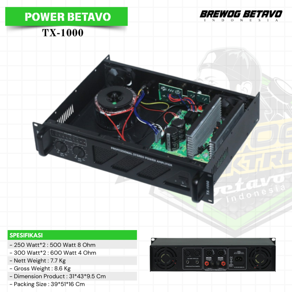 TX 1000 BETAVO BREWOG AUDIO