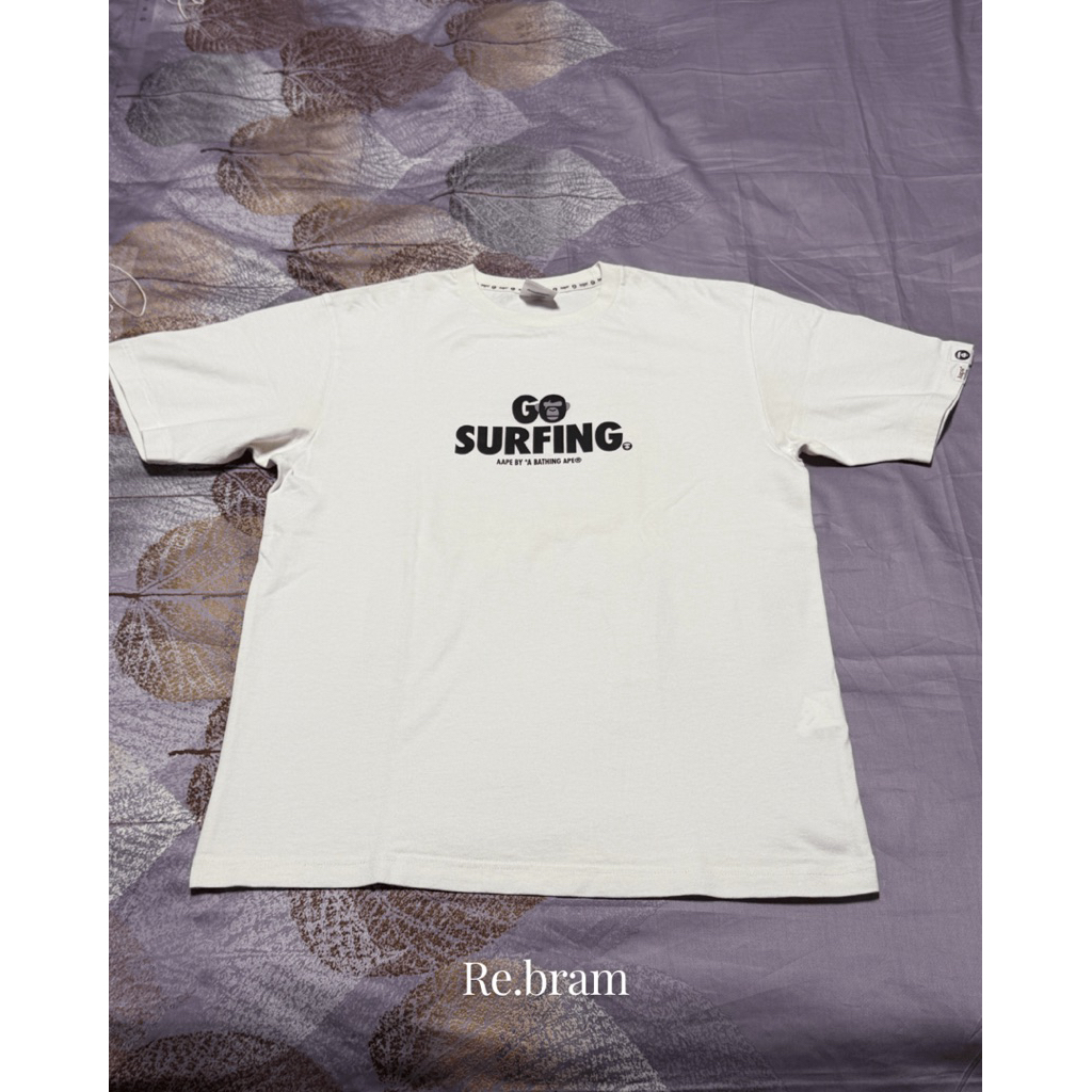 AAPE Go Surfing Tee White Original A Bathing Ape (second)