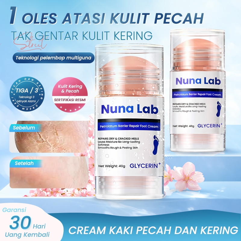 Foot Cream Kaki Pecah dan Kering Parah Obat Tumit Belah Retak Berdarah & Kapalan Tebal Pelembab Ekst