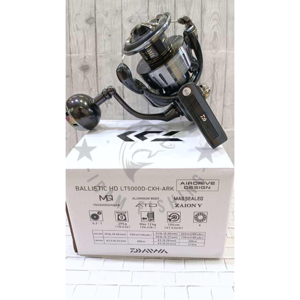 Reel Daiwa Ballistic HD LT 2025 PILIH UKURAN