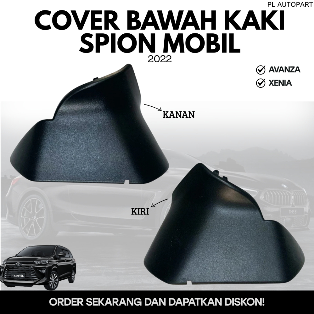 COVER BAWAH KAKI SPION MOBIL AVANZA XENIA 2022