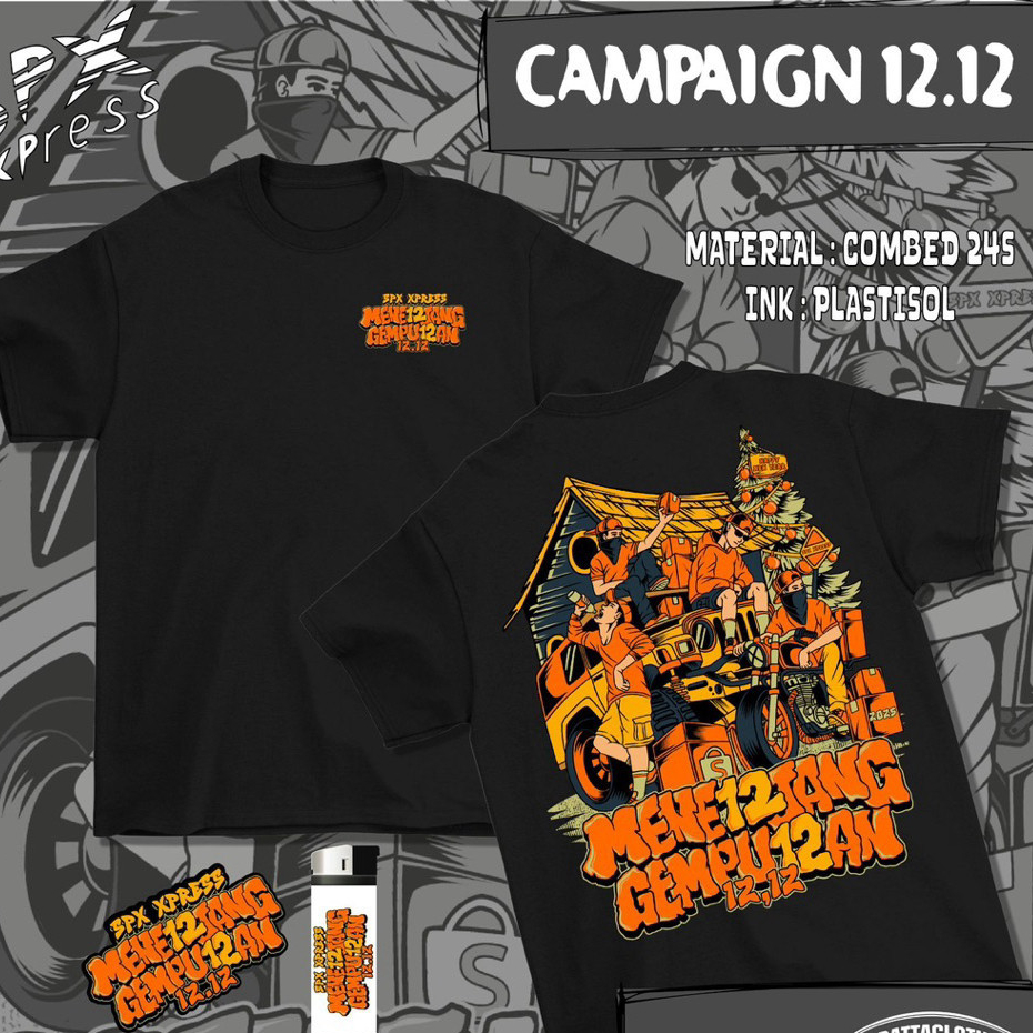 Baju Kaos Campaign/Event Spx Express 12.12