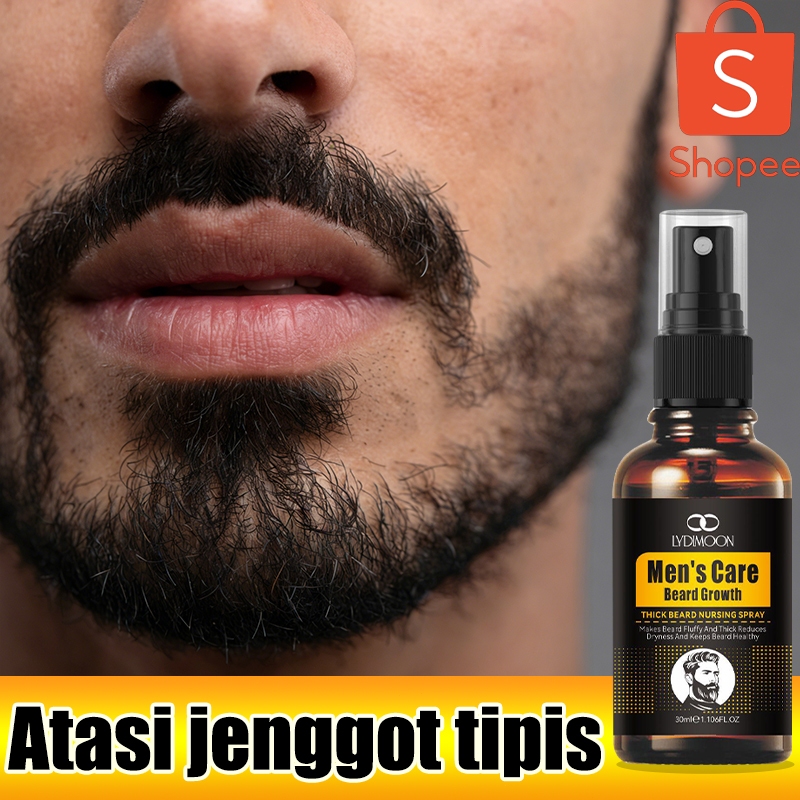 Minoxidil Spray & Serum Penumbuh Rambut & Jenggot Pria 100ml - Merangsang Pertumbuhan Bulu Wajah, Pe