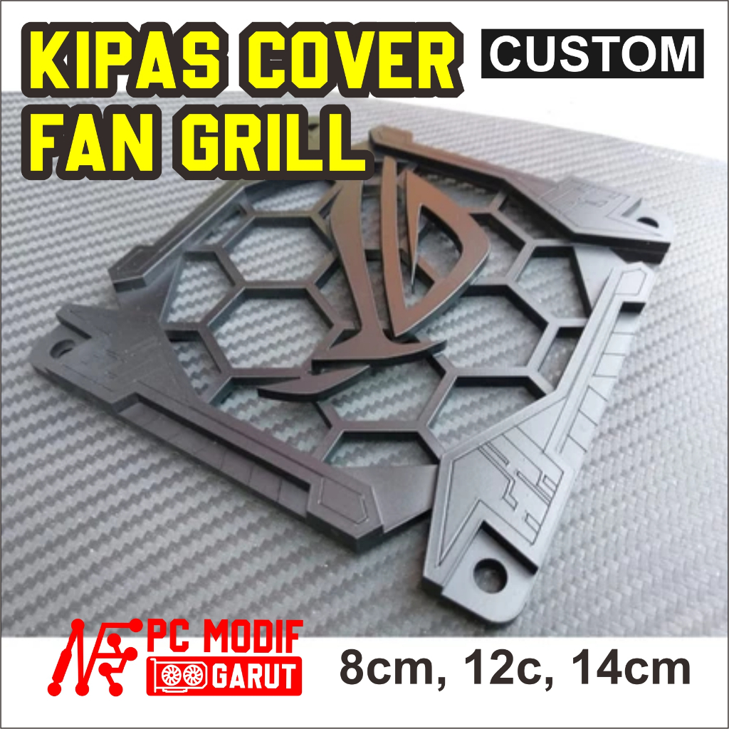 FAN CASE ROG 3D Black Logo 14 CM FAN corsair dll