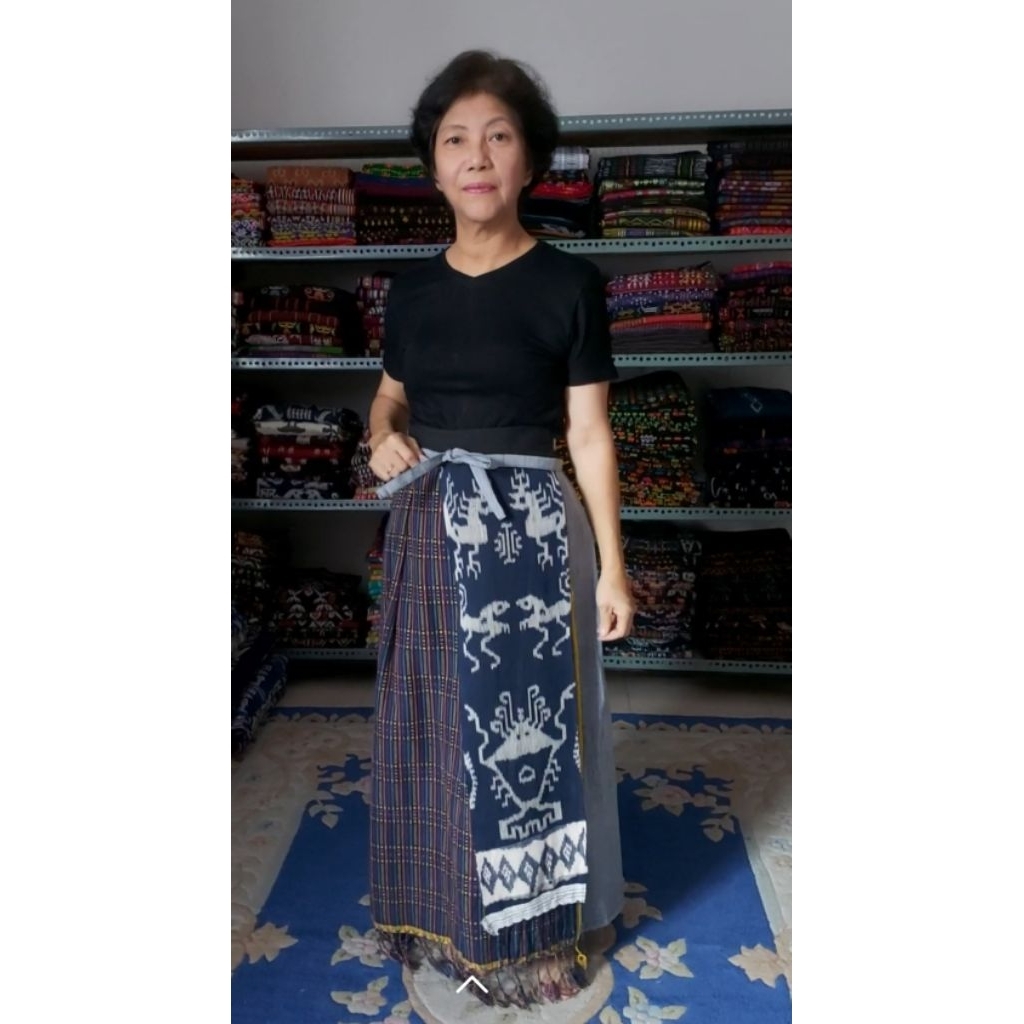 RTW 2820 Rok lilit tenun asli Sumba, NTT