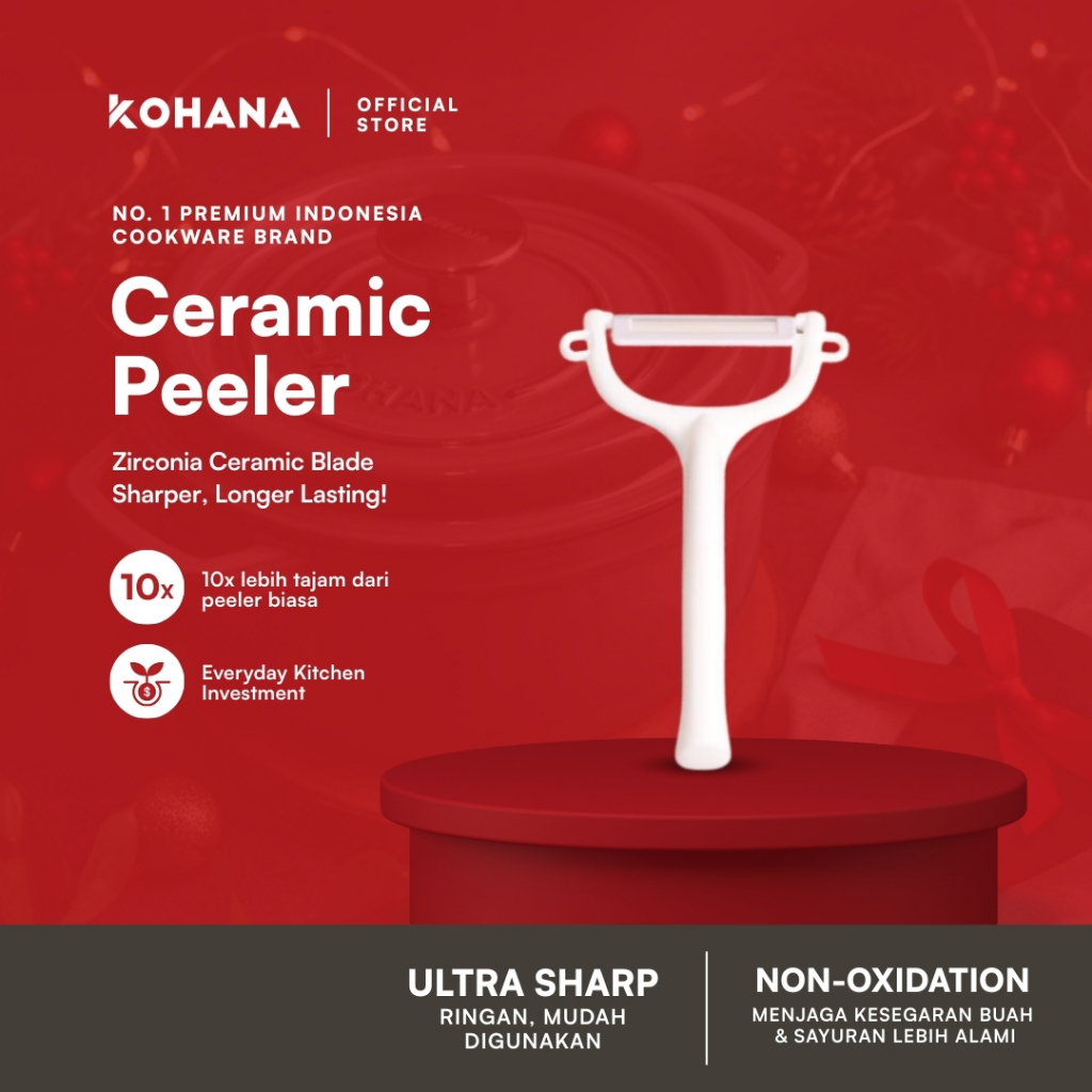 Kohana Ceramic Peeler White