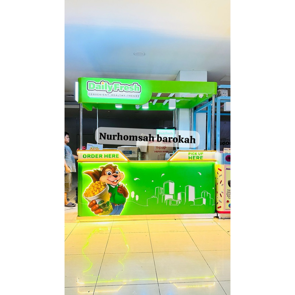 Meja Bartender Cafe , Meja Barista Cafe , Meja Stand Booth Keliling