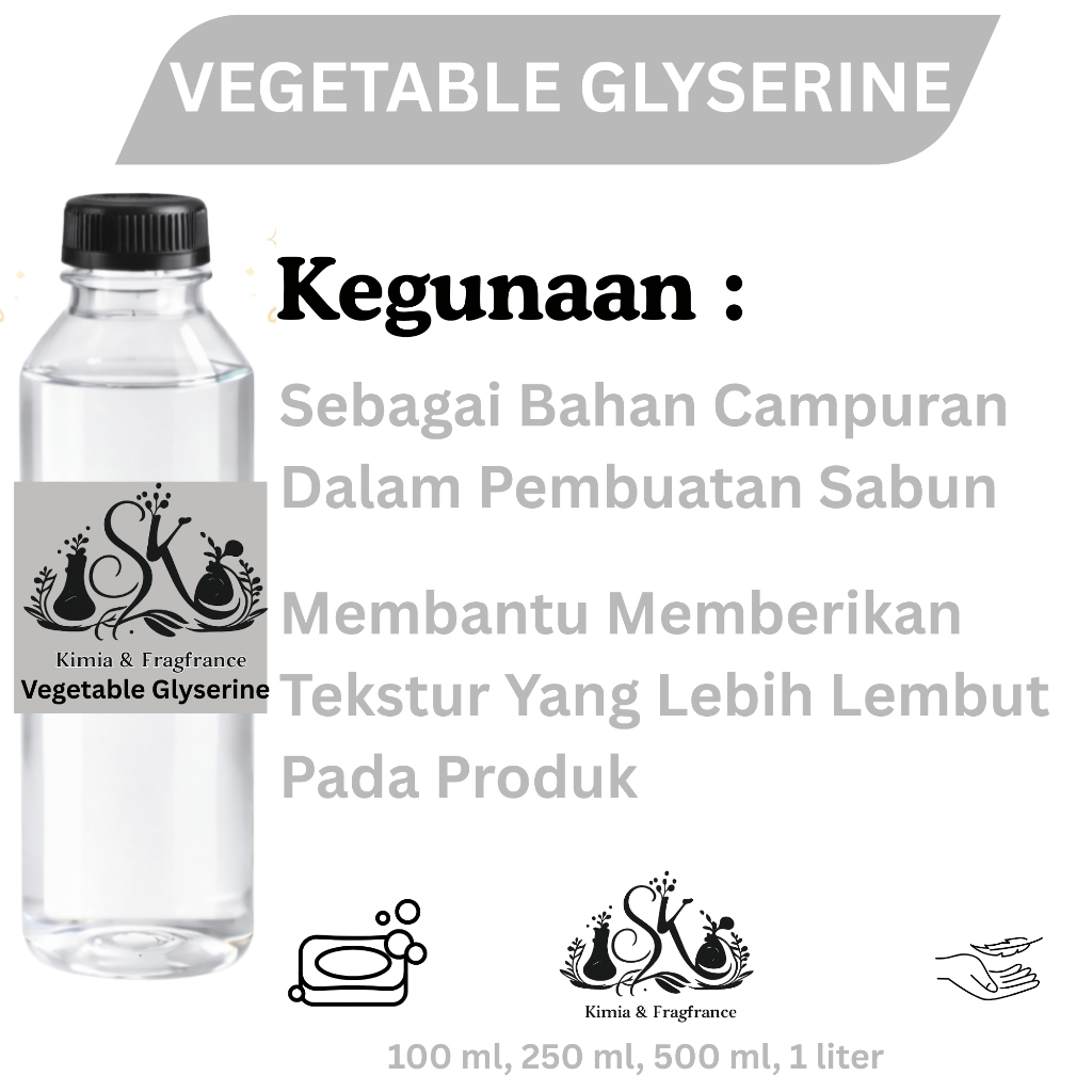 Vegetable Glyserine / Glyserine/Glycerine / VG