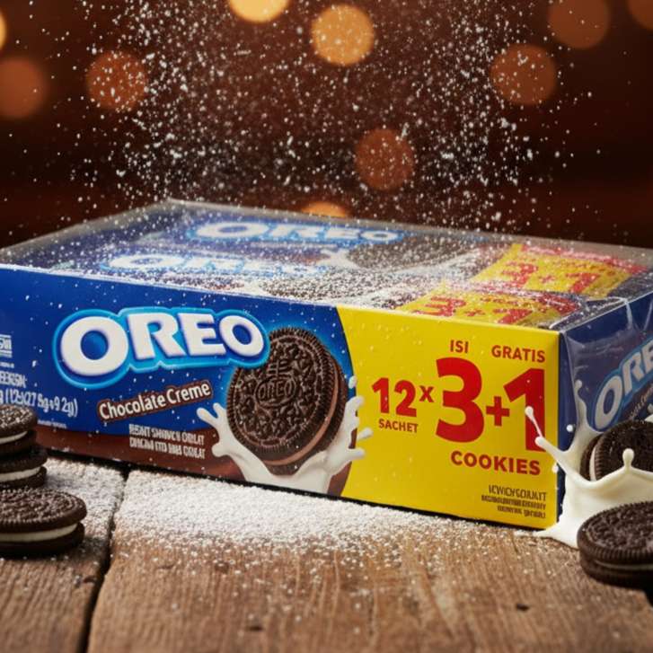 OREO LUP BISKUIT ISI 12 sachet