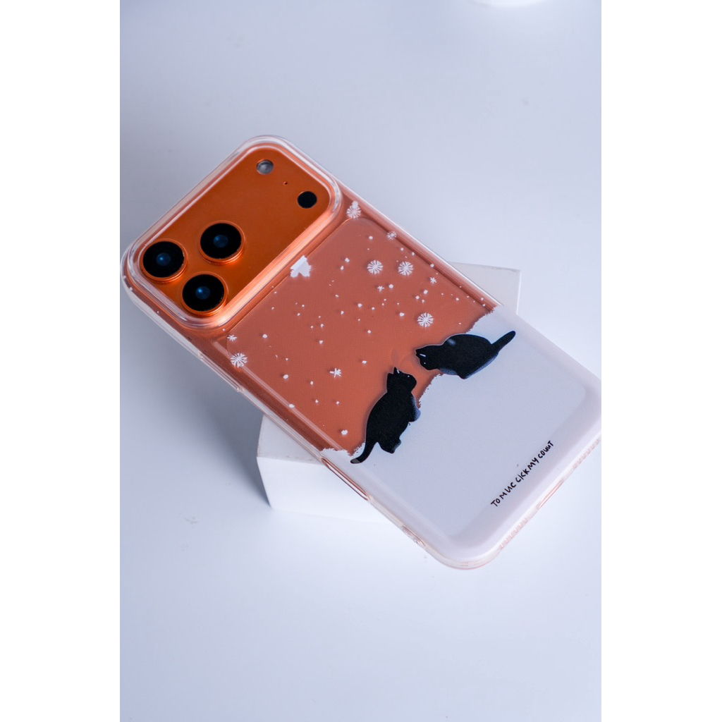 Case Iphone Motif Cat Couple Clear | Case Motif | Clear Case | Case Iphone 13 14 15 16 17