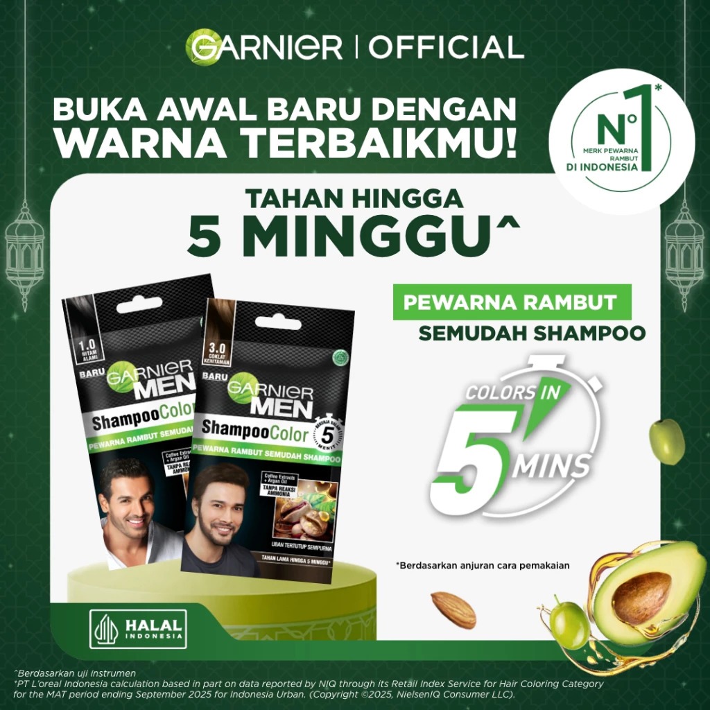 *SugarBee* Garnier Men Shampoo Color Hair Color 20ml