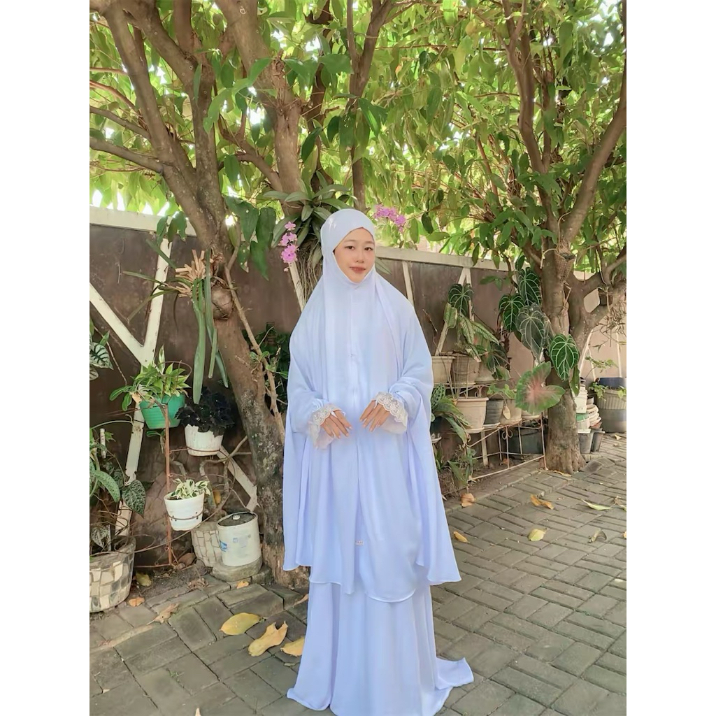 Gamis Yasmin Set Khimar Dagu